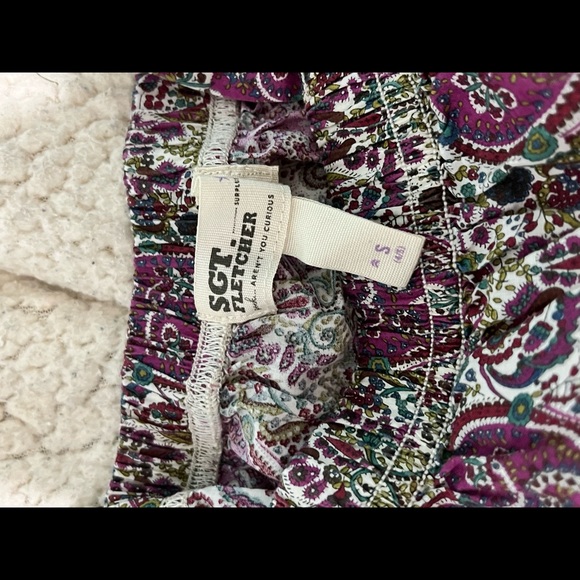 Sgt. Fletcher Purple Paisley Romper - Picture 3 of 3